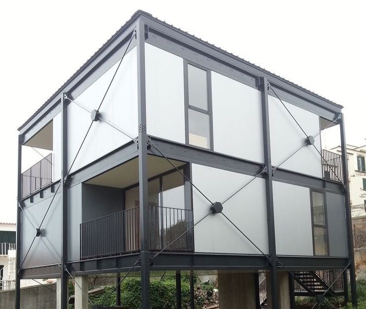 Частный дом на металлокаркасе