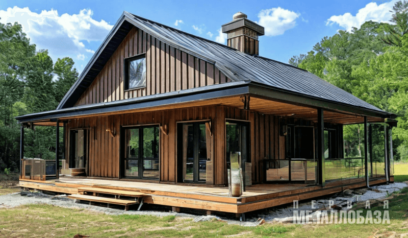 Дом металлокаркас
