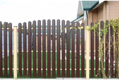 Штакетник металлический