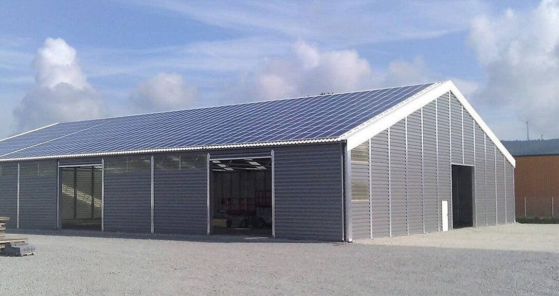 прямостенный ангар