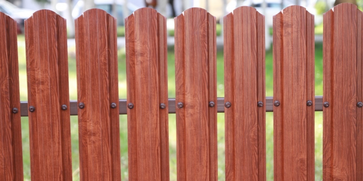 Штакетник металлический